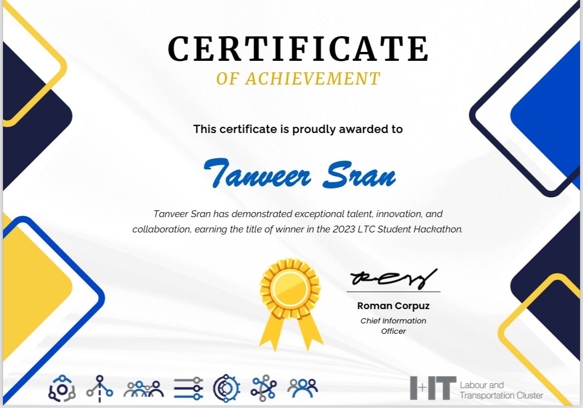 Ontario myTransit - Hackathon Winner